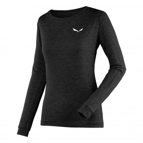 Sweatproof Salewa Women's Puez Melange Dry Tee Black