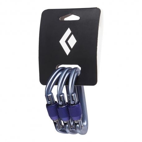 Κρίκοι Ασφαλείας Black Diamond LiteForge Screwgate Carabiner 3-Pack
