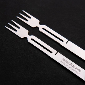 Cutlery Swiss Advance Saiga BBQ Tongs & Forks Small