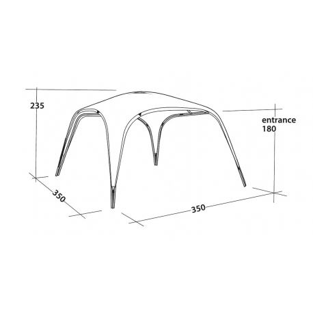 Gazebo Outwell Summer Lounge L