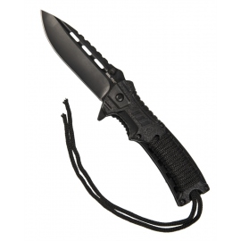 Knives Camo One Hand Knife Paracord with Fire Starter