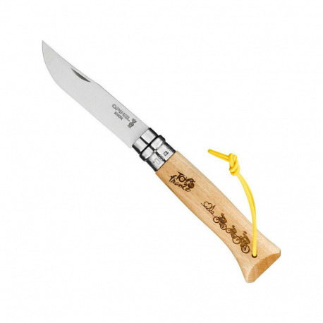 Pocketknifes Opinel No 8 Inox Engraved Tour de France