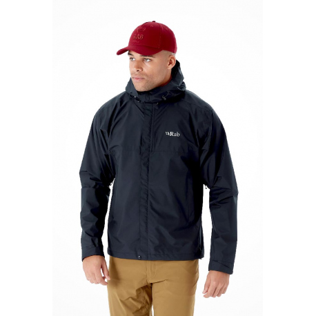 Rab Men's Downpour Eco Jacket Black