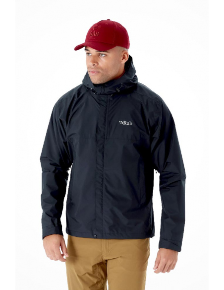 Jackets Rab Men's Downpour Eco Jacket Black