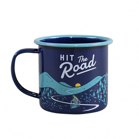 Hit The Road Enamel Mug 0.33L