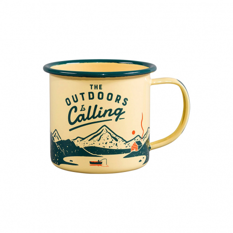 The Outdoors Is Calling Enamel Mug 0.33L