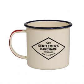 Mugs - Cups Cream Adventure Begins Enamel Mug 0.33L 2