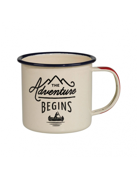 Κούπες - Κύπελλα Cream Adventure Begins Enamel Mug 0.33L
