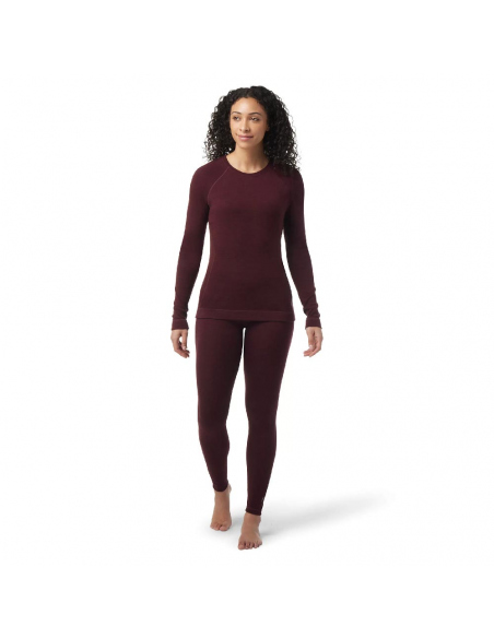 Women's Apparel Smartwool Women's Classic Thermal Merino Base Layer Crew Cherry
