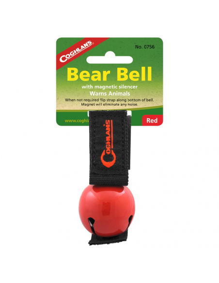 Whistles & Bear Bells Coghlan's Bear Bell Red