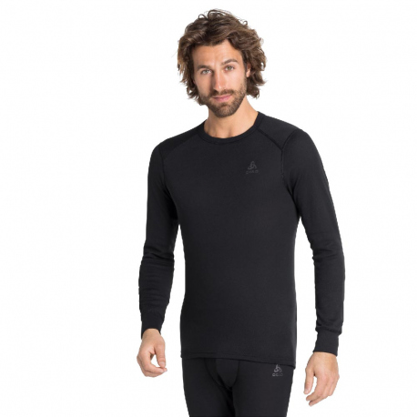 Thermal Baselayer Odlo Men's Warm Baselayer Top Black