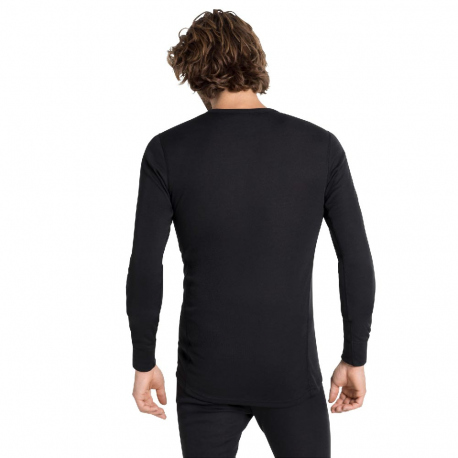 Thermal Baselayer Odlo Men's Warm Baselayer Top Black
