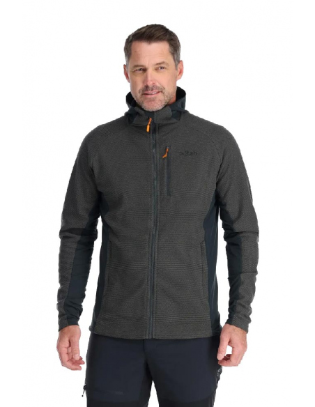 Fleece Rab Men's Capacitor Hoody Graphene