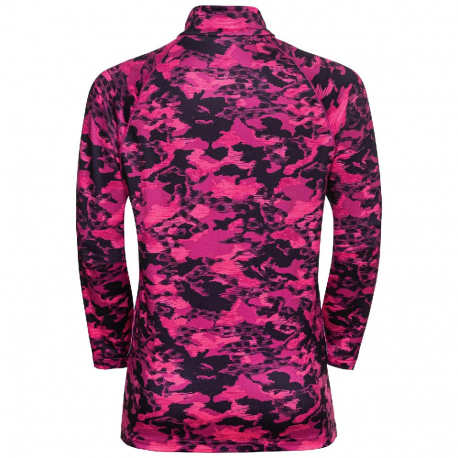 Μακρυμάνικες Odlo Kids Sesvenna Half-Zip Mid Layer Top Fuchsia