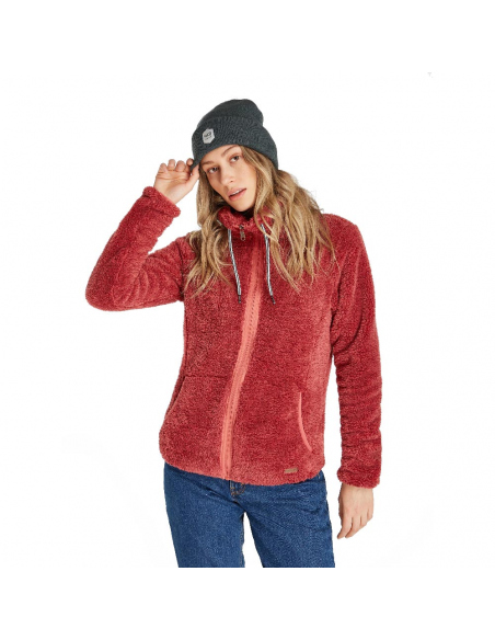 Fleece Protest Women's Riri Fleece Jacket Red