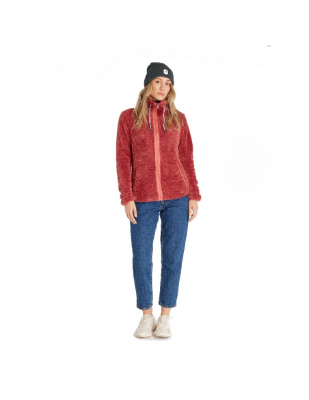 Fleece Protest Women's Riri Fleece Jacket Red