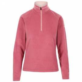 Fleece Trespass Women's Skylar Half Zip Fleece Rose
