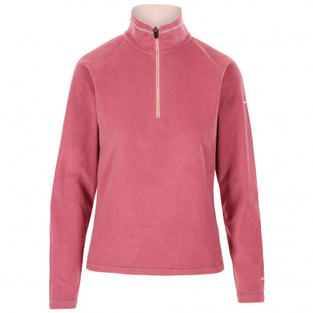 Trespass Women's Skylar Half Zip Fleece Rose