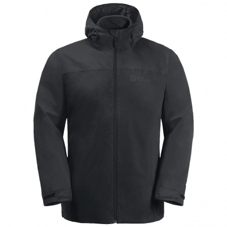 Jackets Jack Wolfskin Men's Taubenberg 3in1 Jacket Black