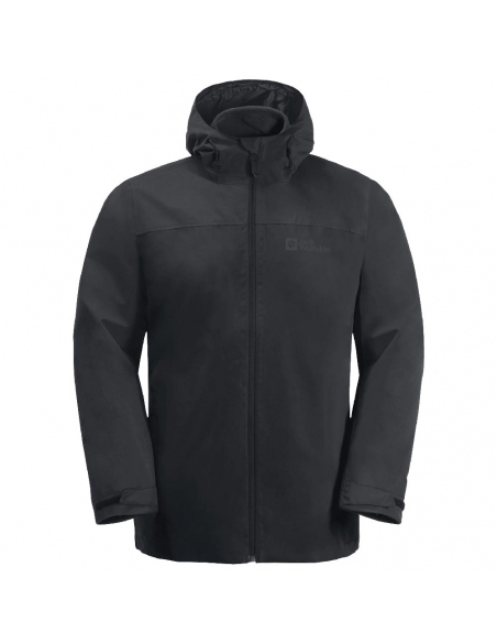 Jackets Jack Wolfskin Men's Taubenberg 3in1 Jacket Black