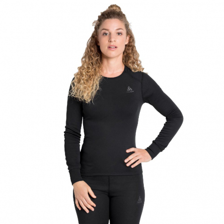 Thermal Baselayer Odlo Women's Warm Baselayer Top Black