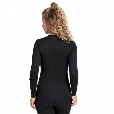 Thermal Baselayer Odlo Women's Warm Baselayer Top Black