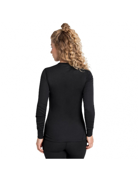 Thermal Baselayer Odlo Women's Warm Baselayer Top Black