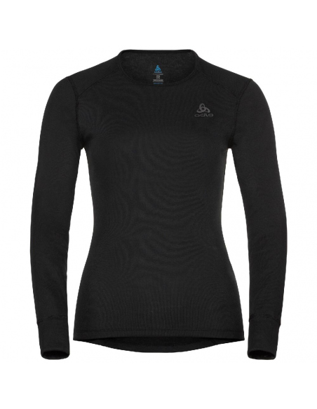 Thermal Baselayer Odlo Women's Warm Baselayer Top Black