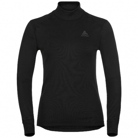 Odlo Women's Warm Collar Baselayer Top Black