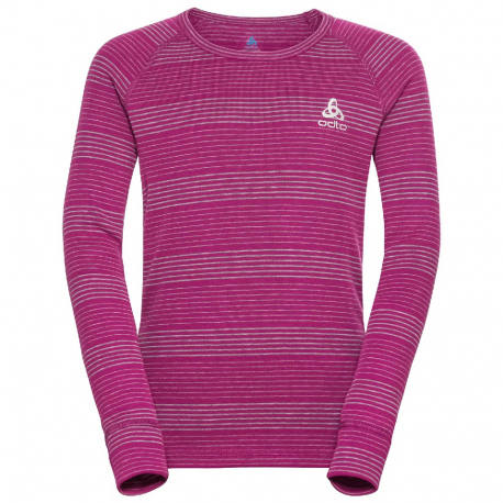 Thermal Baselayer Odlo Kids Warm Baselayer Set Fuchsia