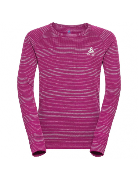 Thermal Baselayer Odlo Kids Warm Baselayer Set Fuchsia
