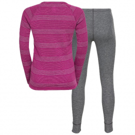 Thermal Baselayer Odlo Kids Warm Baselayer Set Fuchsia 2
