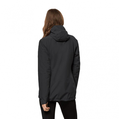 Τζάκετς Jack Wolfskin Women's Moonrise 3-in-1 Jacket Black