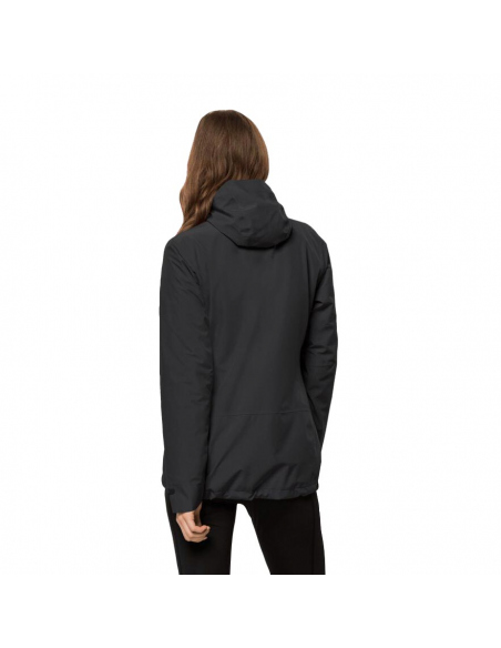 Τζάκετς Jack Wolfskin Women's Moonrise 3-in-1 Jacket Black