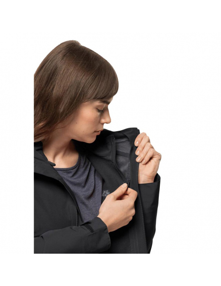 Τζάκετς Jack Wolfskin Women's Moonrise 3-in-1 Jacket Black