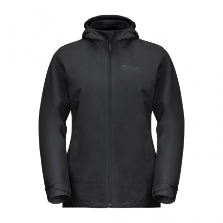 Τζάκετς Jack Wolfskin Women's Moonrise 3-in-1 Jacket Black