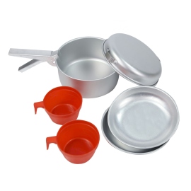 Cook Sets - Food Jars Regatta 2 Person Aluminium Cookset
