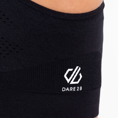 Sweatproof Dare2b Women's Don't Sweat It Sports Bra Black