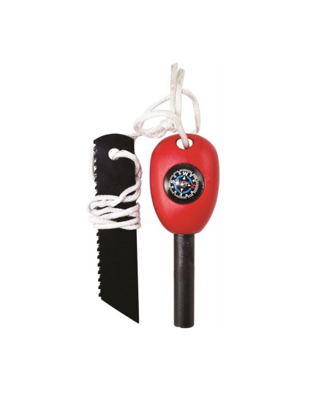 Fire Starters - Accessories Fireball Flint & Striker with Compass Mini