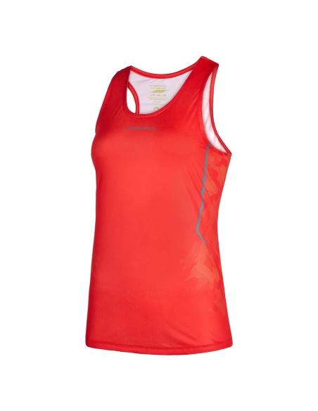 Sweatproof La Sportiva Pacer Tank Cherry