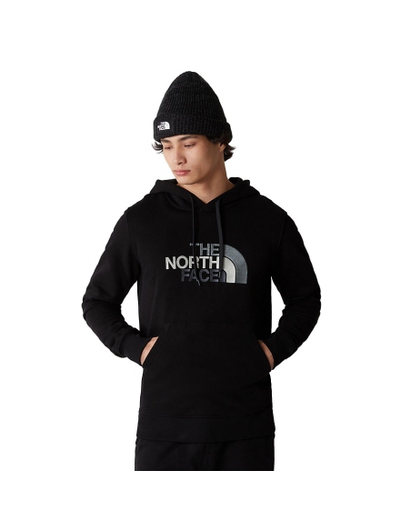 Long-Sleeved The North Face Men's Drew Peak Hoodie Black