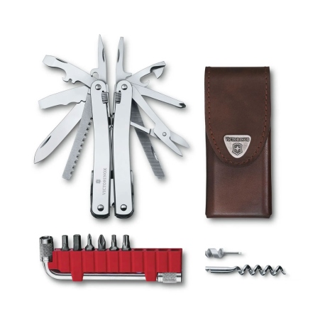 Πολυεργαλεία Victorinox Swiss Tool Spirit X Plus Leather Pouch