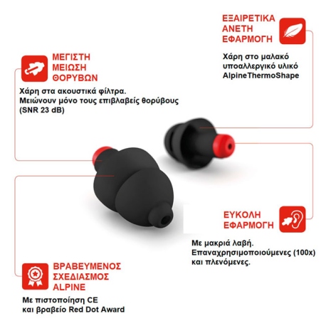 Earplugs - Sleeping Masks WorkSafe Alpine Earplugs
