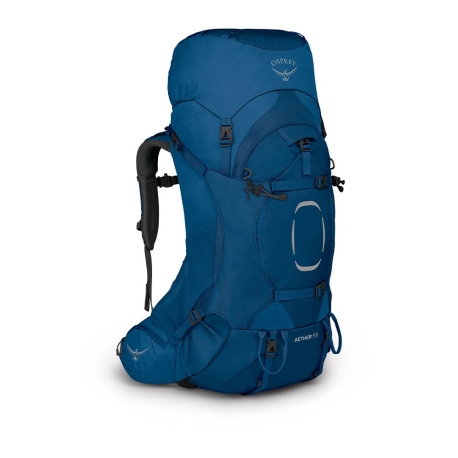 Σακίδια Ορειβατικά Osprey Aether 55 Deep Water Blue