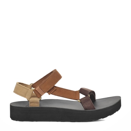Sandals Teva Women's Midform Universal Leather Neutral