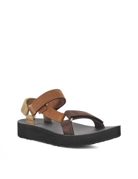 Sandals Teva Women's Midform Universal Leather Neutral