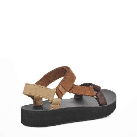 Sandals Teva Women's Midform Universal Leather Neutral