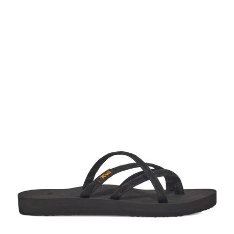 Slippers Teva Women's Olowahu Black On Black