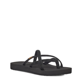 Slippers Teva Women's Olowahu Black On Black 2