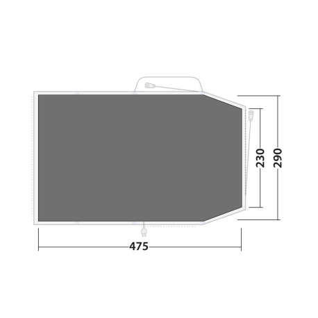 FootPrints Outwell Rosedale 5PA Tent Footprint FootPrints Outwell Rosedale 5PA Tent Footprint